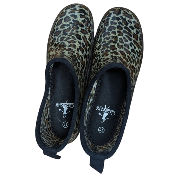 Corky's Stormy Leopard Print Woman's Size 11 - Picture 2 of 3